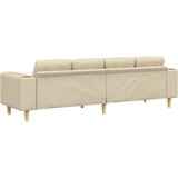  Kauč za dnevni boravak Krema 250 x 77 x 76 cm Poliester | Eponuda.ba