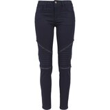 Urban Classics Women's Stretch Biker Pants Dark Denim Cene