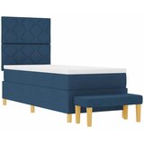  Krevet s opruga kutije s uzglavljem Plava 200 x 80 cm tkanina | shoptok.hr