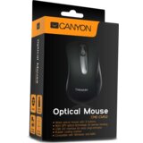 Canyon Mouse CNE-CMS2 (Wired, Optical 800 dpi, 3 btn, USB), Black - CNE-CMS2 Cene