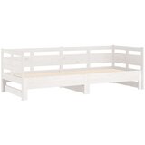  Izvlečna dnevna postelja bela trdna borovina 2x(80x200) cm, (20600921) | Shoptok.si