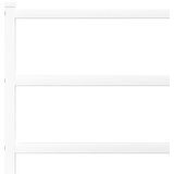  Metalni okvir kreveta uzglavlje i podnožje bijeli 100x200 cm | shoptok.hr