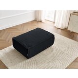 Bobochic Paris Črn tabure iz rebrastega žameta Chelsea – | Shoptok.si