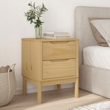  Noćni ormarić FLORO voštano smeđi 45x39x57 cm masivna borovina | Eponuda.com