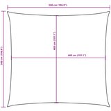  Jedro za zaštitu od sunca od tkanine kvadratno 5 x 5 m antracit | shoptok.hr
