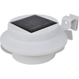  Set vanjskih solarnih svjetiljki 6 kom svjetlo za ogradu/oluke bijeli | Eponuda.com