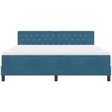  LED Box Spring Krevet Tamno plava 180 x 200 cm Baršun | shoptok.hr
