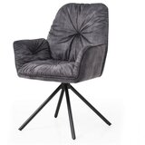 Livetastic Naslanjač Vintage, Črna, Vrtljiv | Shoptok.si
