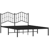 okvir za krevet s uzglavljem crni 150x200 cm | shoptok.hr