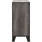 vidaXL Omara siva 72x36x82 cm kovina in MDF | Shoptok.si