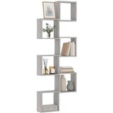 vidaXL Zidne kockaste police 6 kom Siva Sonoma 30x15x30 cm | shoptok.hr