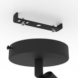 Eglo zidna lampa matlock crno/siva, E27, 40 w, 23 cm | shoptok.hr