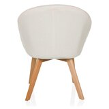 MID.YOU Naslanjač Scandi Ted, Bela | Shoptok.si