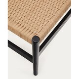 Kave Home Črna/v naravni barvi klop Zaide – | Shoptok.si