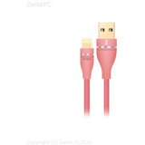 Hytech Lightning kabel 3A 1m HY-X320 Roza | Eponuda.ba