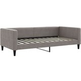  Dnevni krevet s madracem smeđesivi 100 x 200 cm od tkanine | shoptok.hr