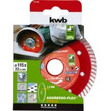 KWB dijamantna rezna ploča (Prikladno za: Keramika, Promjer rezne ploče: 115 mm, Debljina plohe: 1,2 mm) | shoptok.hr