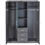 MID.YOU garderobna omara norwin, siva, z ogledalom | Shoptok.si