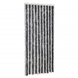 Furnova Zavesa proti mrčesu siva in črna 90x220 cm šenilja, (21918409) | Shoptok.si