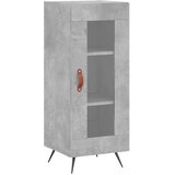  Visoka komoda siva betona 34,5x34x180 cm od konstruiranog drva | shoptok.hr