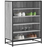 vidaXL Ormarić za cipele Sivi Sonoma Konstruirano drvo i metal | shoptok.hr