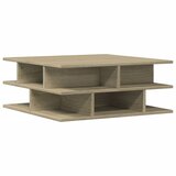  Stolić za kavu boja hrasta 70x70x29 cm konstruirano drvo | shoptok.hr