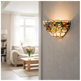 Brilagi tiffany vitražna zidna svetiljka luisa 1xE27/40W/230V | Eponuda.com