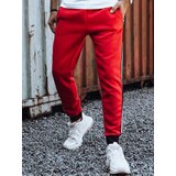 DStreet Spodnie męskie dresowe czerwone | shoptok.hr