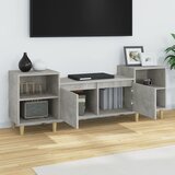 TV ormarić boja betona 160x35x55 cm od konstruiranog drva | shoptok.hr