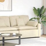 Modularni kauč s naslonom za ruke i jastucima krem boje 100 cm | shoptok.hr