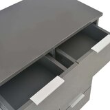 vidaXL Komoda visoki sjaj siva 60 x 35 x 80 cm od iverice | shoptok.hr