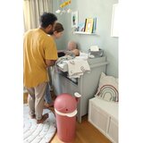 Kindsgut Temno rožnat plastičen koš za plenice 25 l Whale – | Shoptok.si