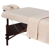 Mastermassage flanelske set navlake 3/1 100% Pamuk - Krem u