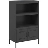 Maison Chic Visoka omara - Komoda - Predalnik črna 68x39x113 cm jeklo, (21717053) Cene