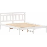  Krevetna konstrukcija Bijelo 140 x 190 cm Čvrsto borovo drvo | shoptok.hr