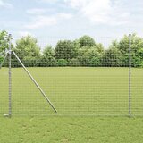  Stebri za ograjo 26 kosov Ø32 mm 210 cm Galvanizirano jeklo Cene