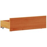vidaXL Okvir kreveta bez madraca s uzglavljem 100x200 cm od borovine | shoptok.hr