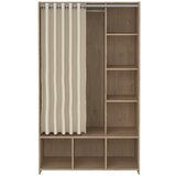  Bela/bež garderobna omara v hrastovem dekorju 105x180 cm Kit – | Shoptok.si