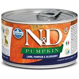 Nuevo Pumpkin Dog Puppy Mini jagnje in borovnica 140 g konzerva | Shoptok.si