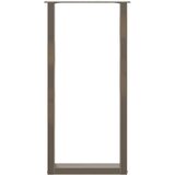  Noge za barski stol U-oblik 2 kom Prirodni čelik 40 x (100-101) cm Čelik | shoptok.hr
