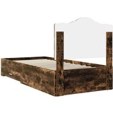  Konstrukcija postelje Dimljeni oreh 90 x 190 cm Konstruiran les, (5000102588) | Shoptok.si