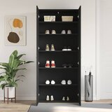  Ormar za cipele Crna 80 x 35.5 x 180 cm Konstruirano drvo | shoptok.hr