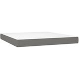 vidaXL Vzmetnica z žepkasto vzmetjo srednje trdote temno siva 152x203x20 cm blago, (5000295183) Cene