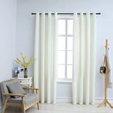  Zavjese za zamračivanje 2 kom baršunaste krem 140 x 245 cm | shoptok.hr