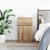  Noćni ormarić Artisan hrast 40x35x65 cm konstruirano drvo | shoptok.hr