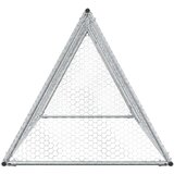  Kavez za kokoši srebrni 200 x 105 x 91 cm od pocinčanog čelika | shoptok.hr