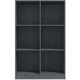 Ormarić za knjige sivi 70 x 33 x 110 cm od masivne borovine | shoptok.hr