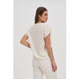 Marisse Openwork Ecru Blouse | shoptok.hr