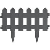  Rubnjaci za travnjak 25 kom antracit 10 m PP | shoptok.hr