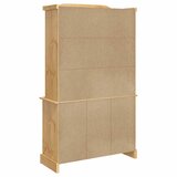  Visoka komoda Corona smeđa 112x43x196 cm borovina meksički stil | shoptok.hr